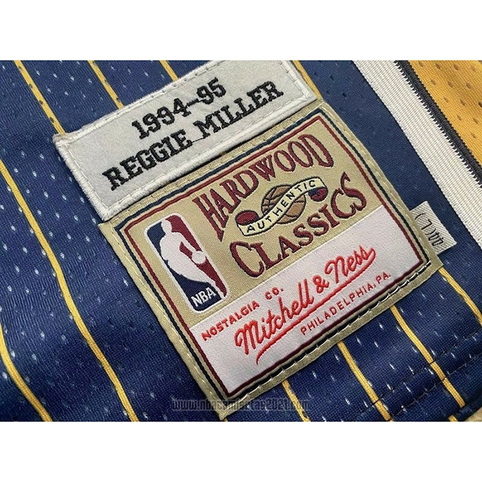 Camiseta Indiana Pacers Reggie R.Miller #31 Mitchell & Ness1994-95 Azul